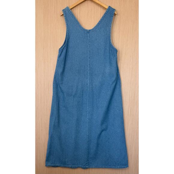 Vintage Disney Catalog Winnie the Pooh Denim Jumper Dress Womens XXL Tigger - Picture 6 of 12